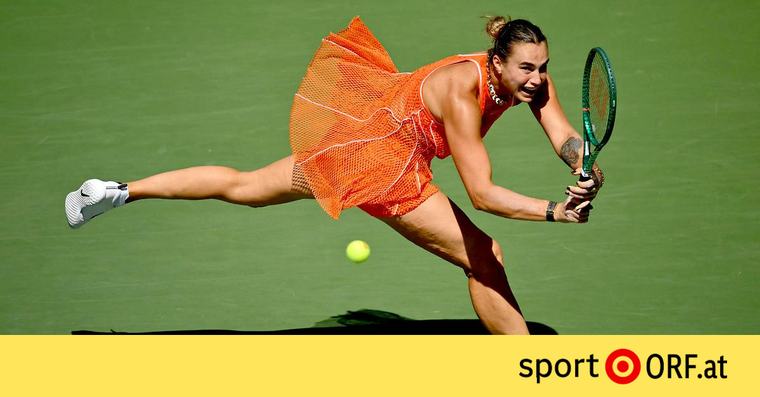 Sabalenka steht souverän im Achtelfinale