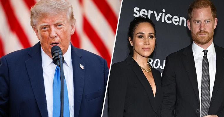 "Hätte sie nicht aufgenommen" Trump kommentiert Harrys und Meghans Rückkehr nach England
