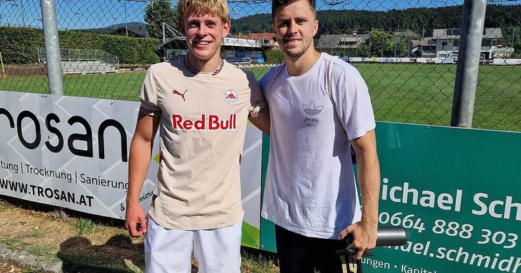 ÖFB-Star und Toptalent von Red Bull Salzburg trainieren bei Verein der Salzburger Liga