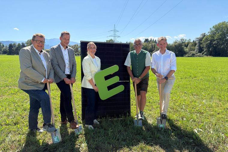 Spatenstich für sieben Hektar großen Photovoltaik-Park im Murtal