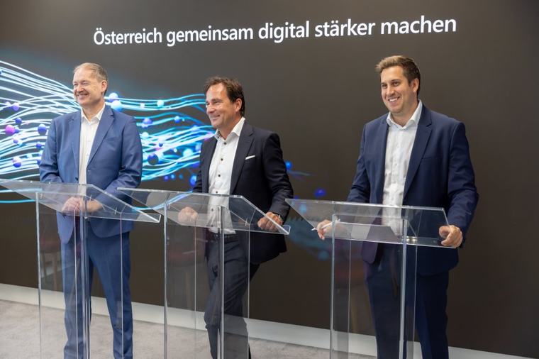 V.l.n.r.: Christian Helmenstein, Hermann Erlach und Alexander Pröll