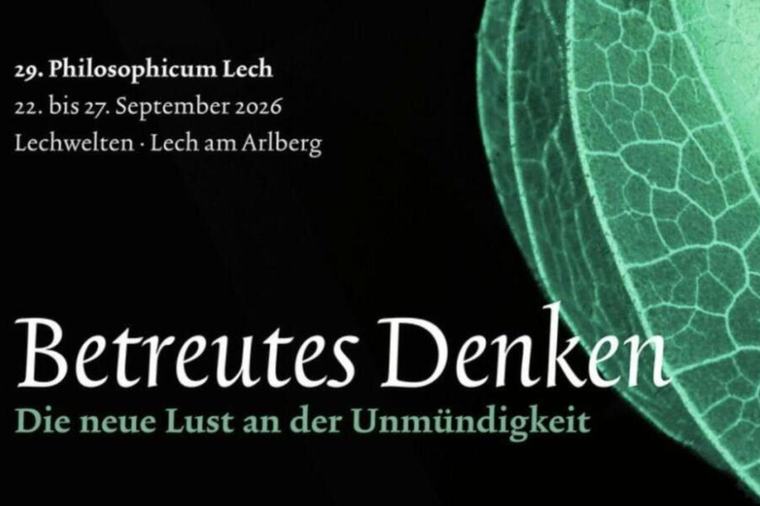 Lotter erhält "Tractatus"-Preis des Philosophicum Lech